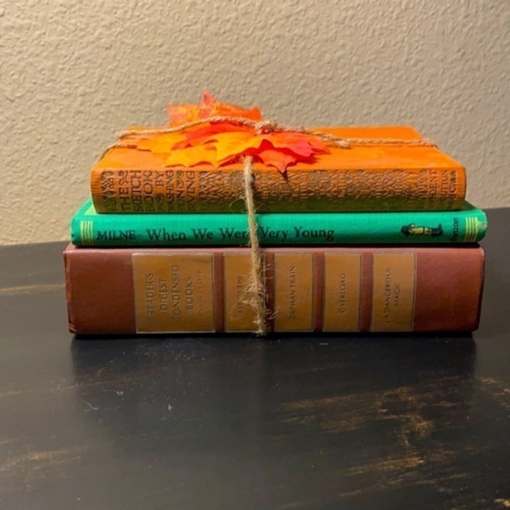 Stack of Books- Fall Theme